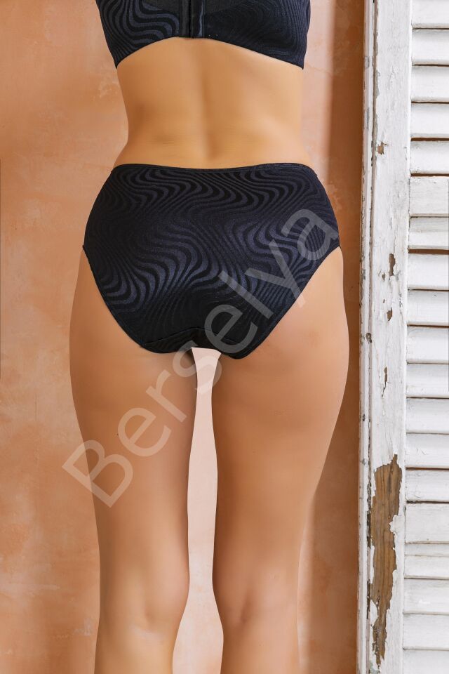 Yüksek Bel Slip Külot Siyah (brf22071)