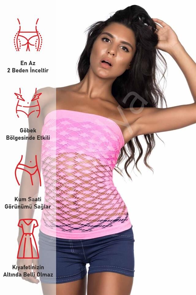 Pembe Emay 5034 Fantazi Büstiyer Atlet Korse