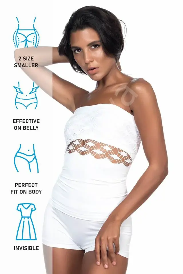 Beyaz Emay 5035 Fantazi Straplez Atlet Korse