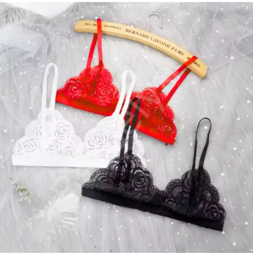 Büyük Beden Fantezi 3'lü Seksi Dantel Sütyen Seti