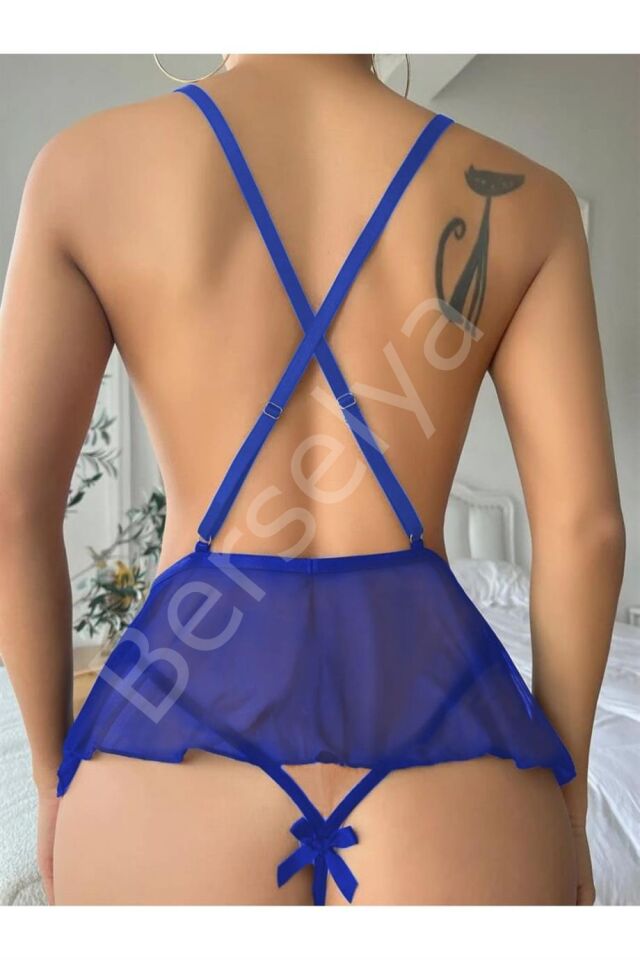 Saks Özel Bölgesi Açık Zarif Çok Şık gecelik 15049