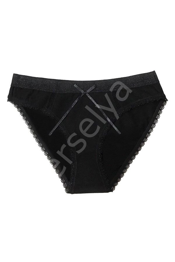 Şahinler Kadın Fiyonklu Fileli Bikini Külot B313