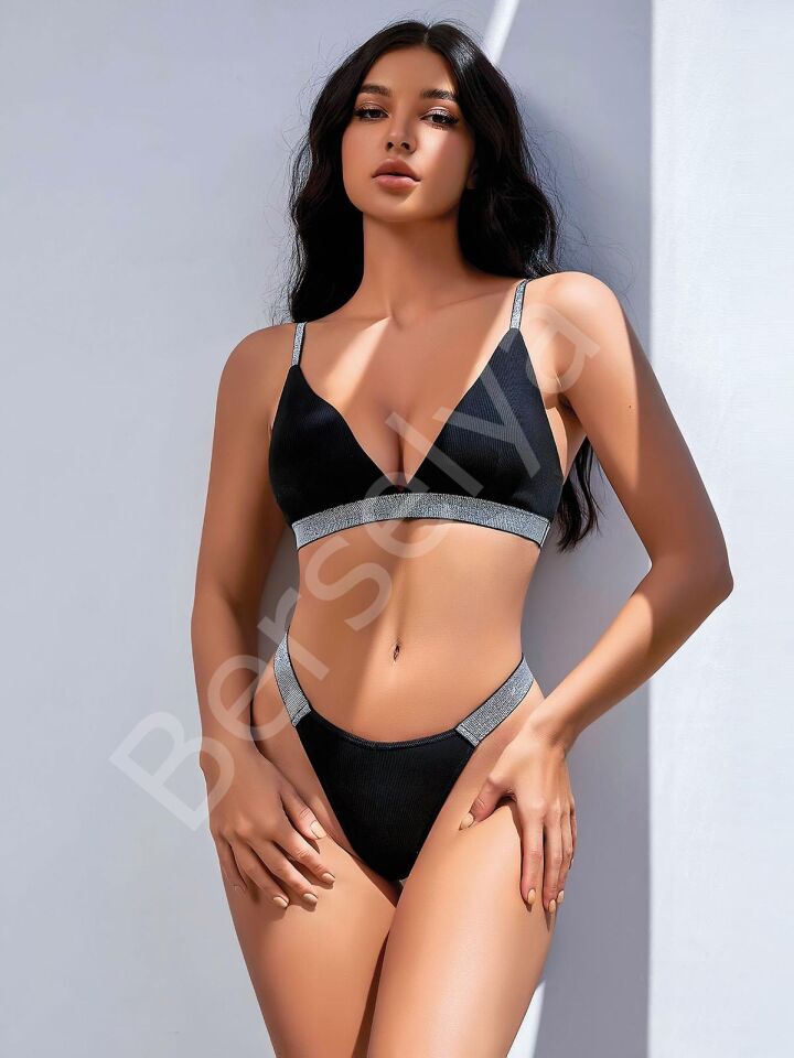 Nightlight Sim Detaylı Fantazi Sütyen Külot Takım