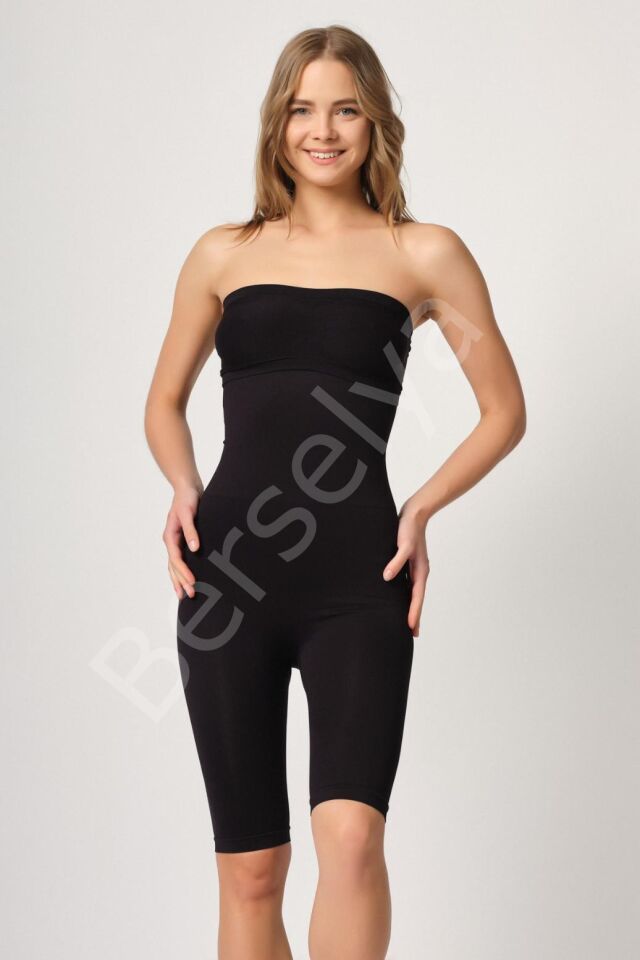 Siyah Mı Emay 2044 Yüksek Bel Double Uzun Paçalı Korse