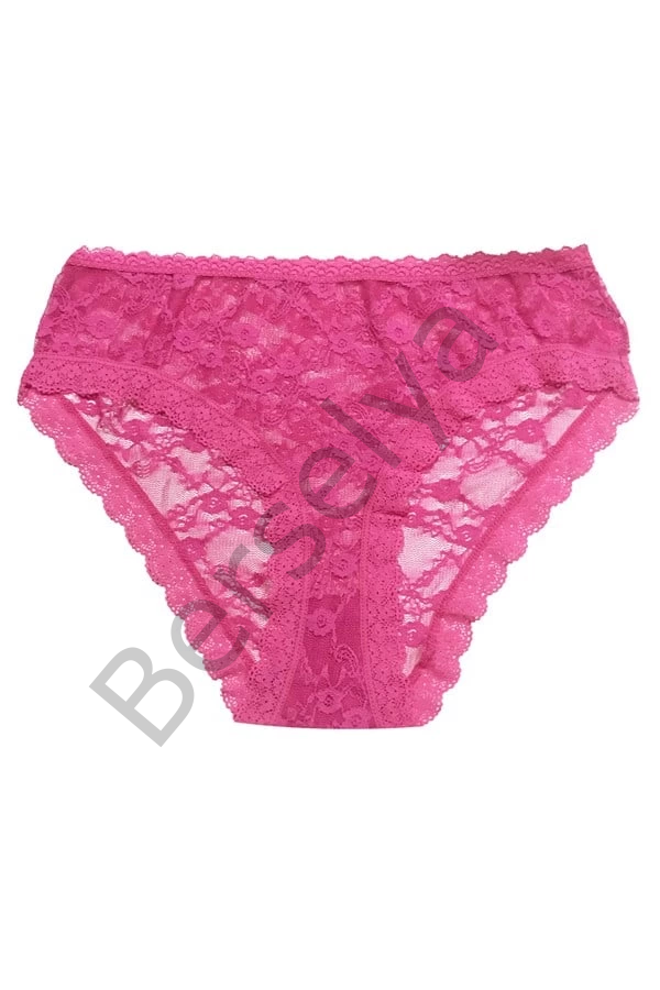 Berrak Kadın Pembe Renk Dantelli Bato Külot 11197