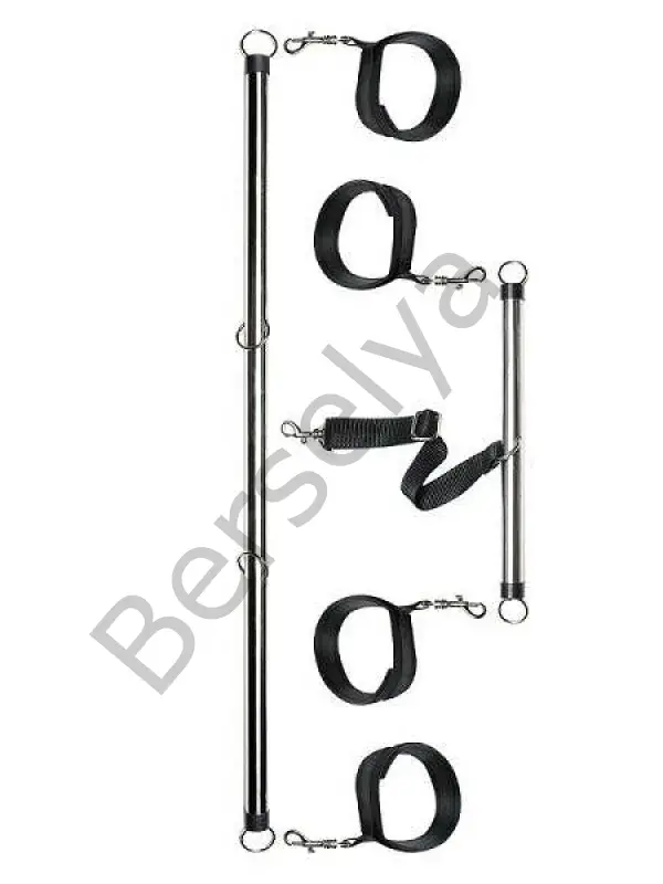 Fantazi Borulu Deri Kelepçeli Yatak Kelepçesi