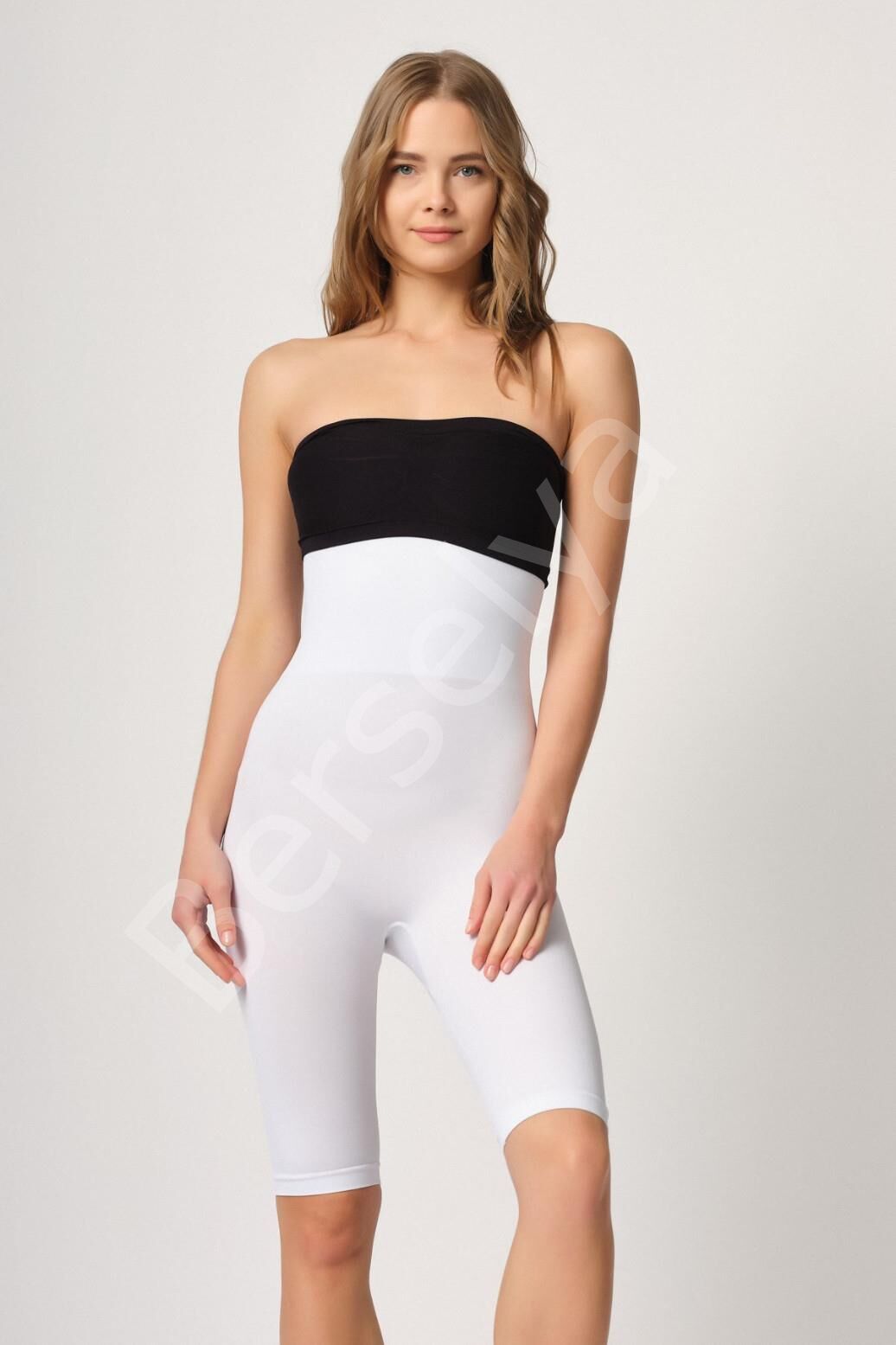 Beyaz Mı Emay 2044 Yüksek Bel Double Uzun Paçalı Korse