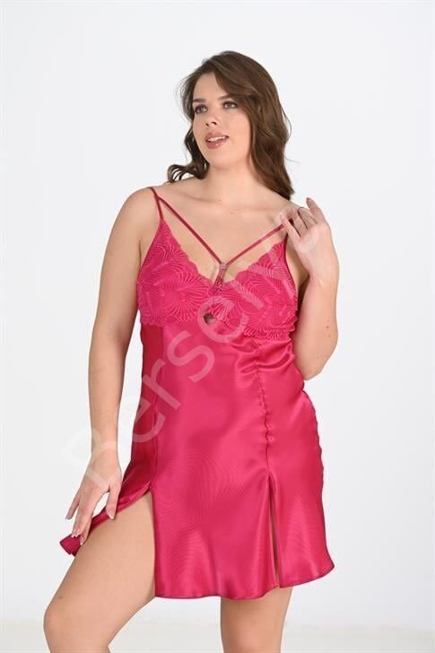 2'li Vişne Sabahlık Takımı Bigsize 6212