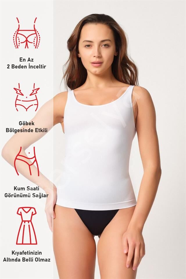 Beyaz Emay 5025 Atlet Korse
