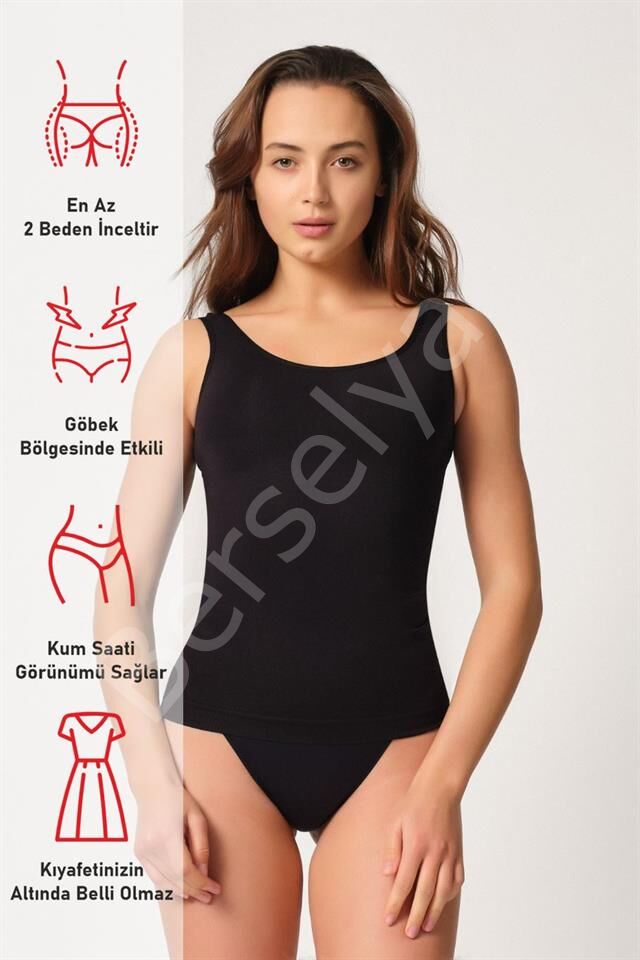 Siyah Emay 5025 Atlet Korse