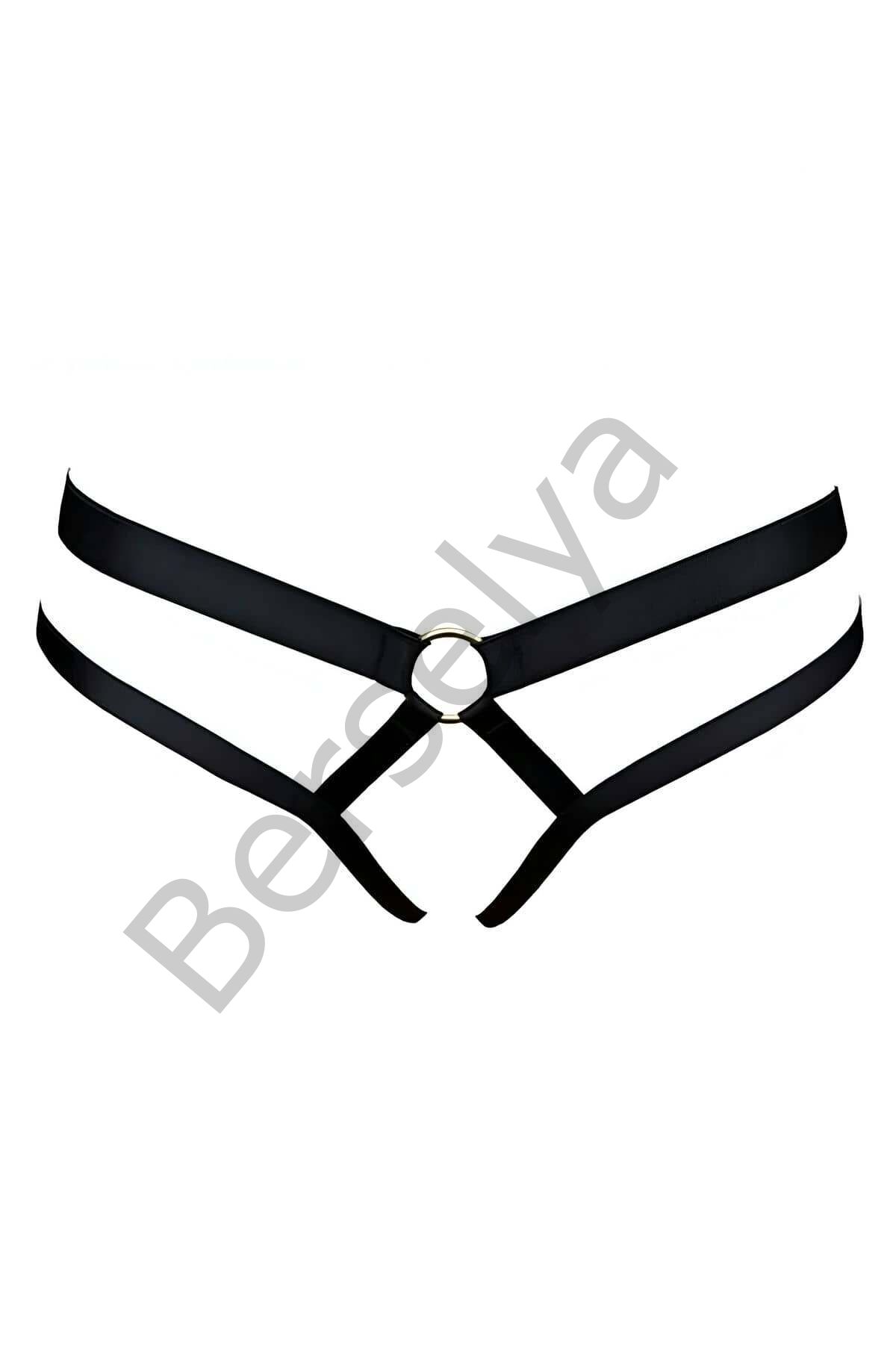 Özel Bölgesi Açık Seksi Harness String - Brf354