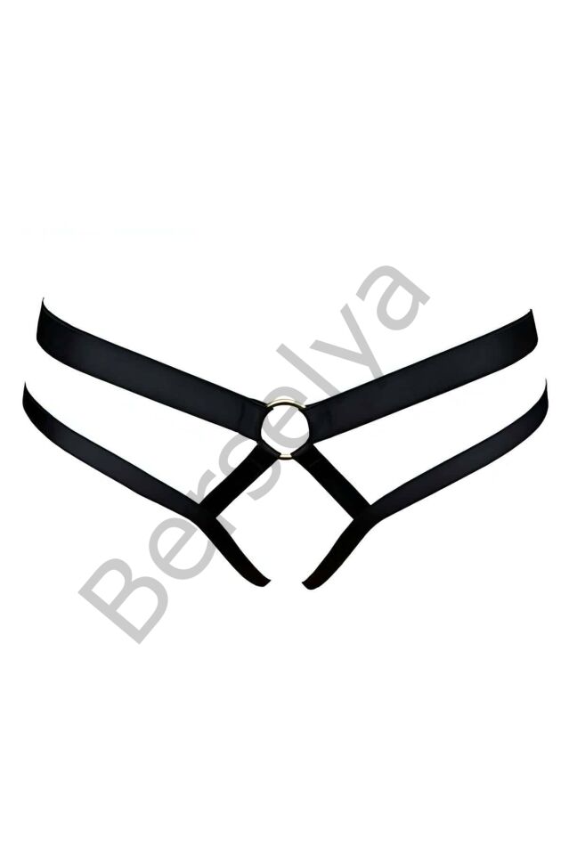 Özel Bölgesi Açık Seksi Harness String - Brf354