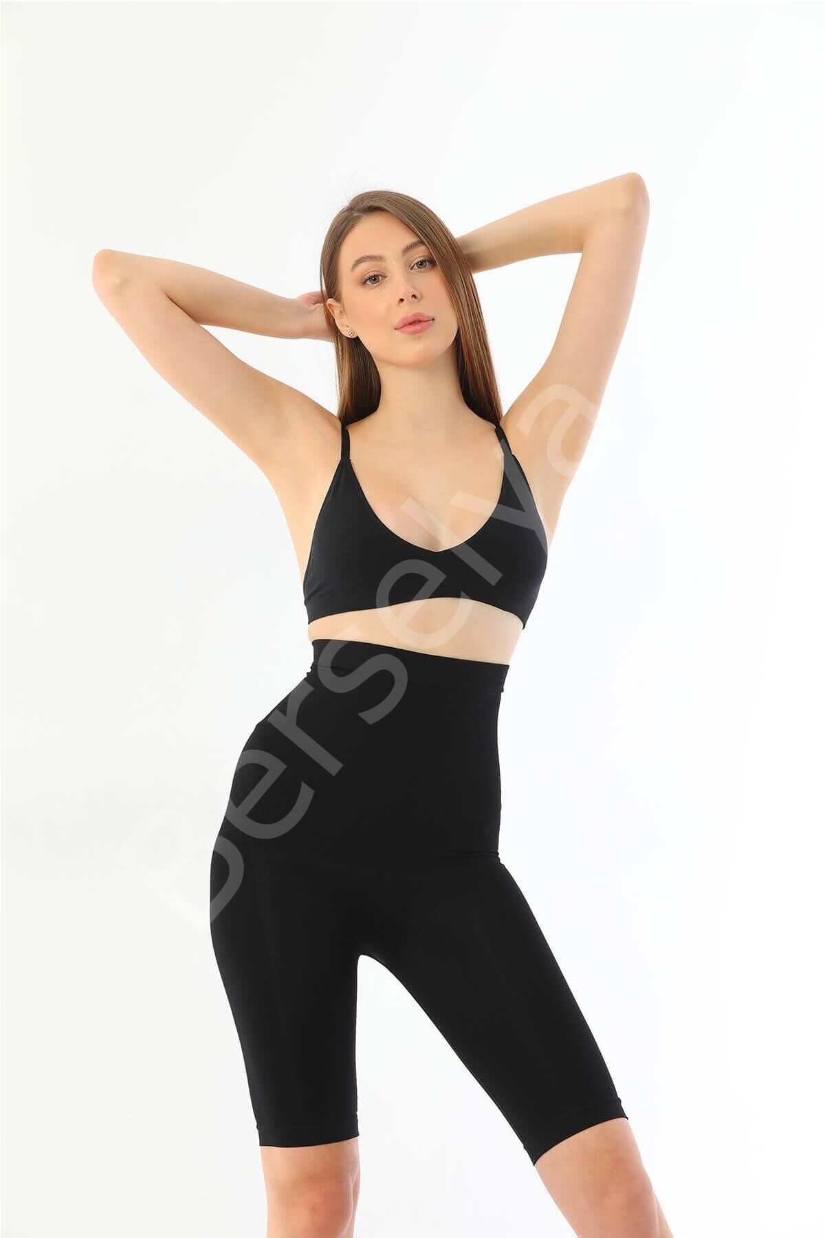 Siyah Mı 2037 Yüksek Bel Uzun Paçalı Özel Korse