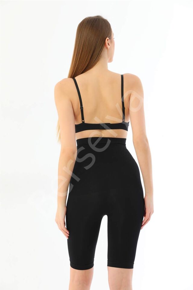 Siyah Mı 2037 Yüksek Bel Uzun Paçalı Özel Korse