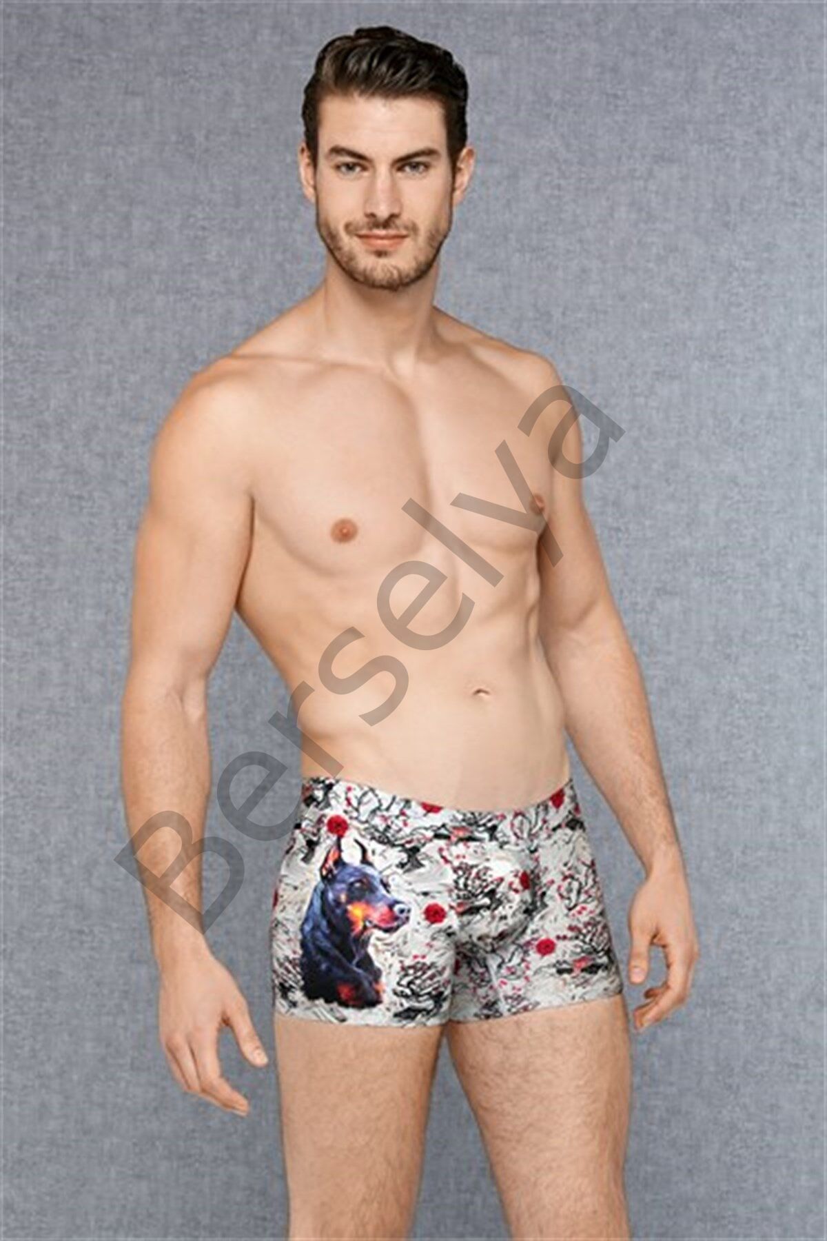 Doreanse Erkek  Modal Baskılı Boxer 1808