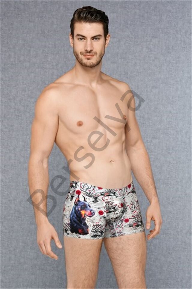 Doreanse Erkek  Modal Baskılı Boxer 1808