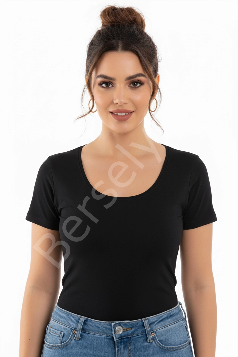 Dorya Açık Yaka Kısa Kol Atlet 1076