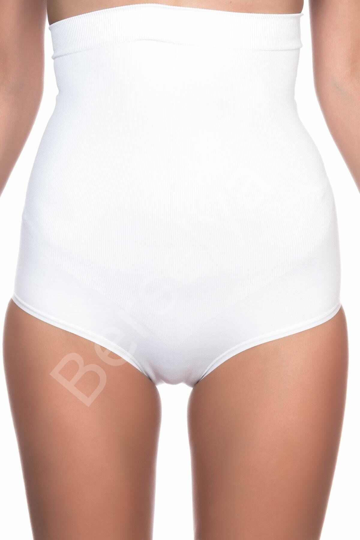 Beyaz Mı Emay 2008 Yüksek Bel Slıp Korse