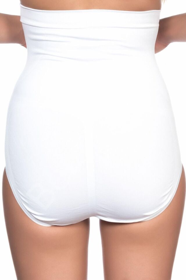 Beyaz Mı Emay 2008 Yüksek Bel Slıp Korse