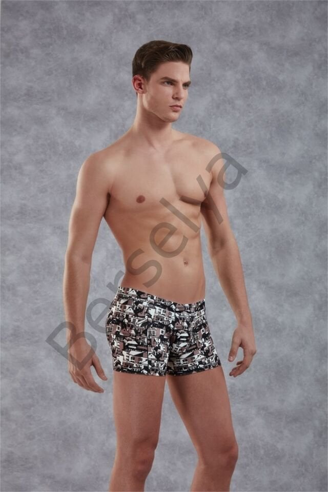 Doreanse Old City Baskılı Erkek  Boxer 1891