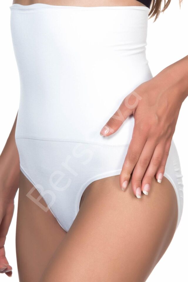 Beyaz Mı Emay 2009 Yüksek Bel Double Slip Korse