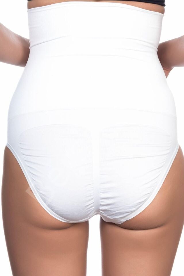 Beyaz Mı Emay 2009 Yüksek Bel Double Slip Korse