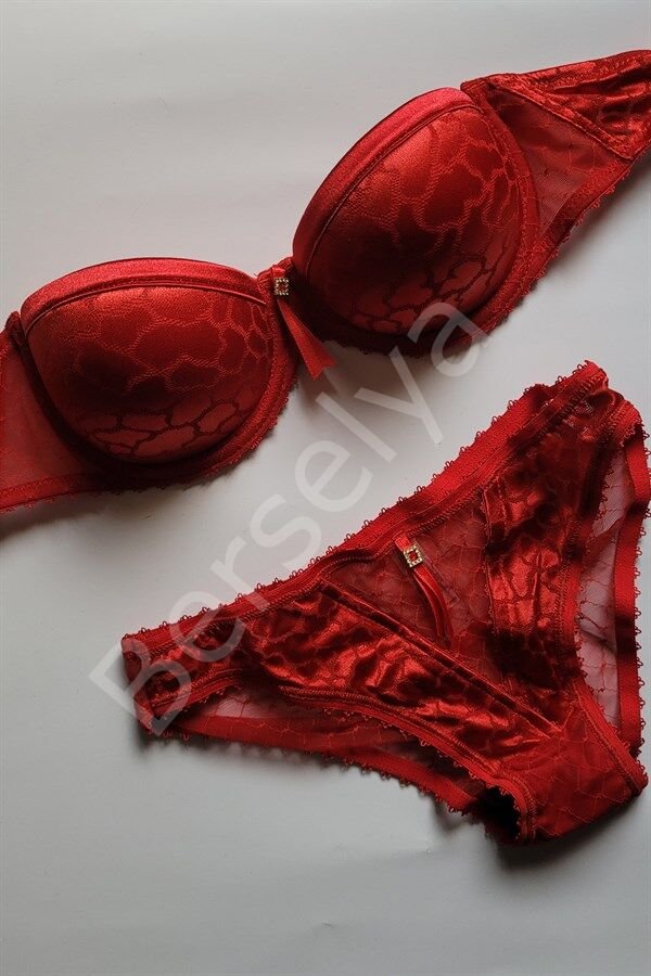 Le Jardin Magnolia Tasarım Fantezi Sütyen Ve Külot Takım 6034
