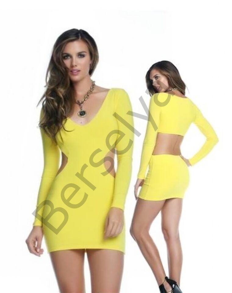 B101004 Seksi Mini Elbise