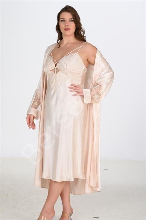 2li Fildişi Sabahlık Takımı Bigsize 6222