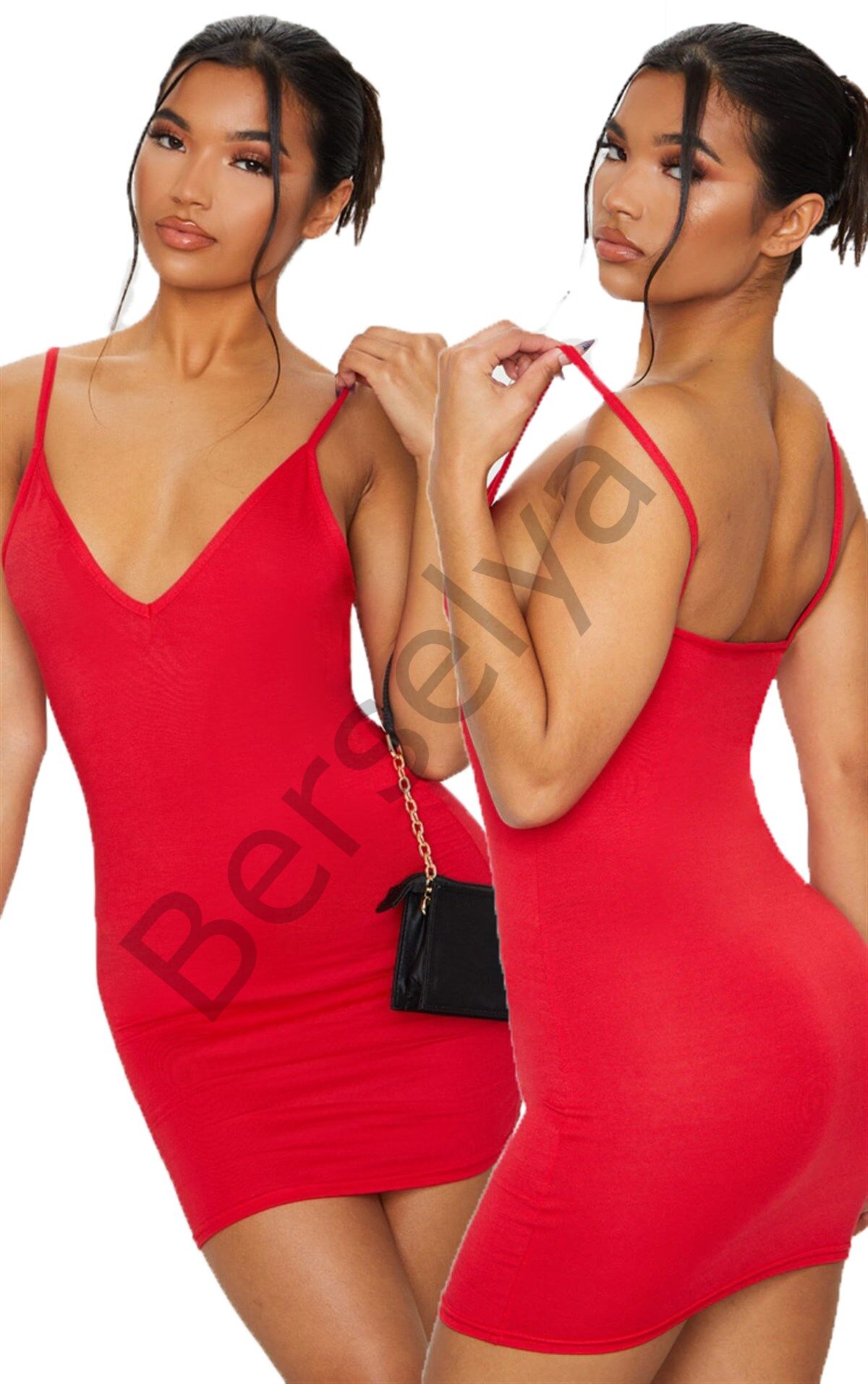 Askılı Mini Elbise