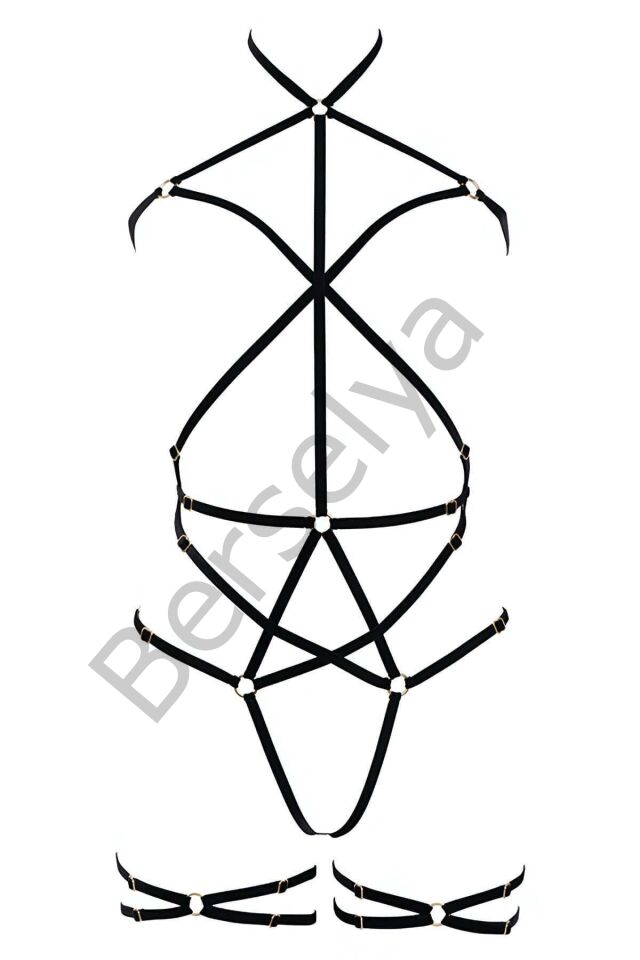 Seksi Lastik Vücut Takısı - Brf341