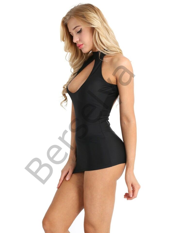 Sırt Dekolteli Dar Elbise