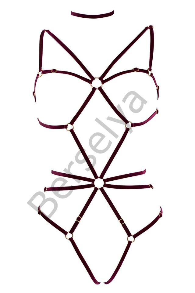 İç Çamaşır Modelleri Seksi Harness - Brf338