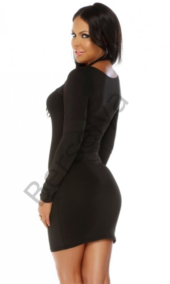 B101024 Uzun Kollu Elbise