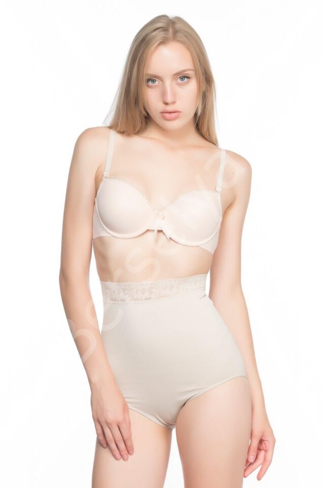 Ten Mı Emay 2028 Dantelli Yüksek Bel Slip Korse