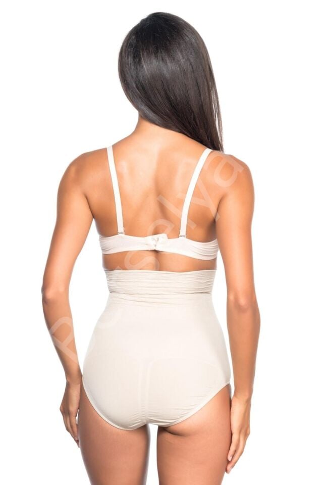 Ten Mı Emay 2079 Yüksek Bel Desenli Double Slip Korse