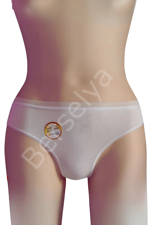 2468 Bikini Transparan Lastik Mıcro Modal