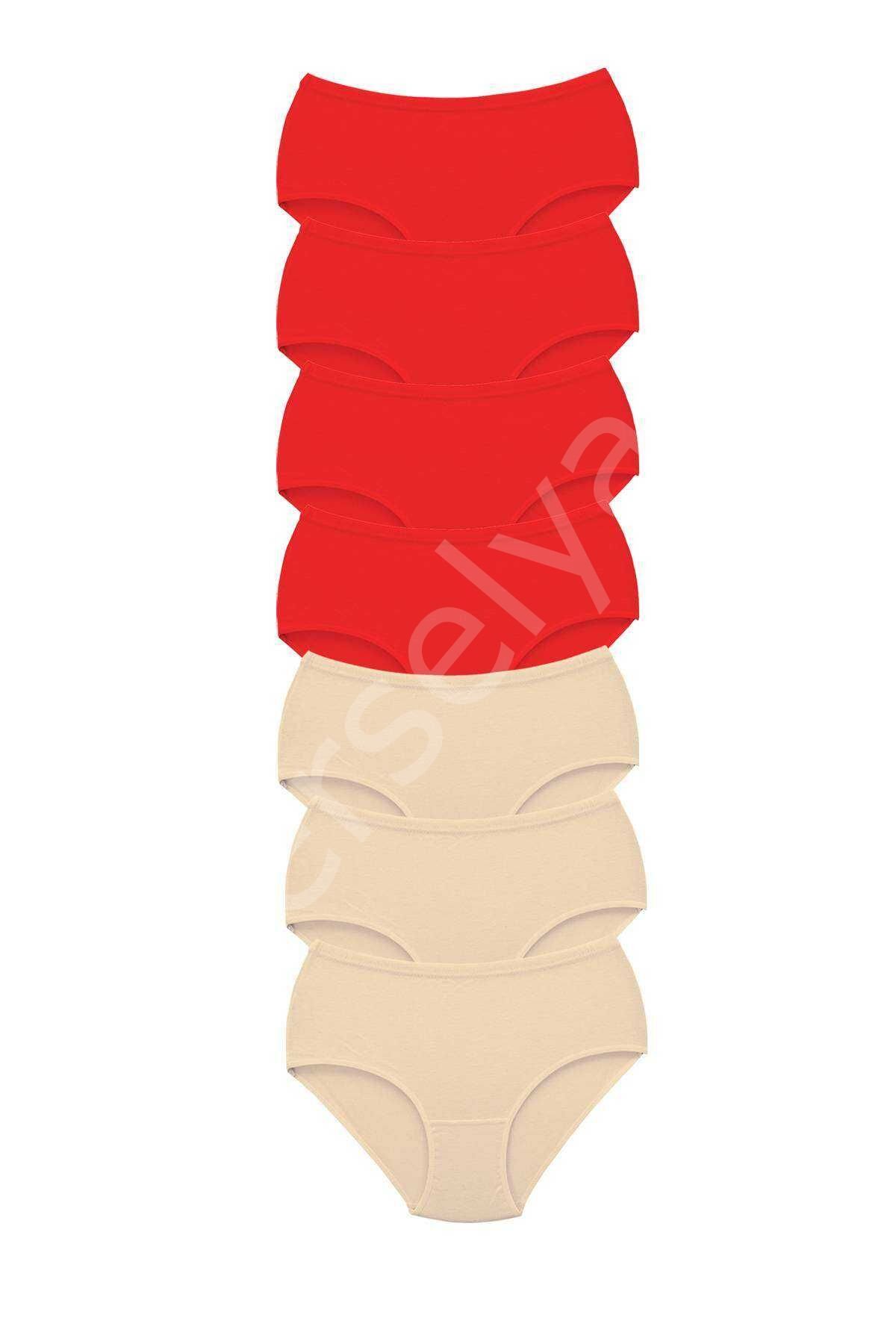 7 Adet Tutku Kadın Yüksek Bel Bato Kalın Lastik Külot S5