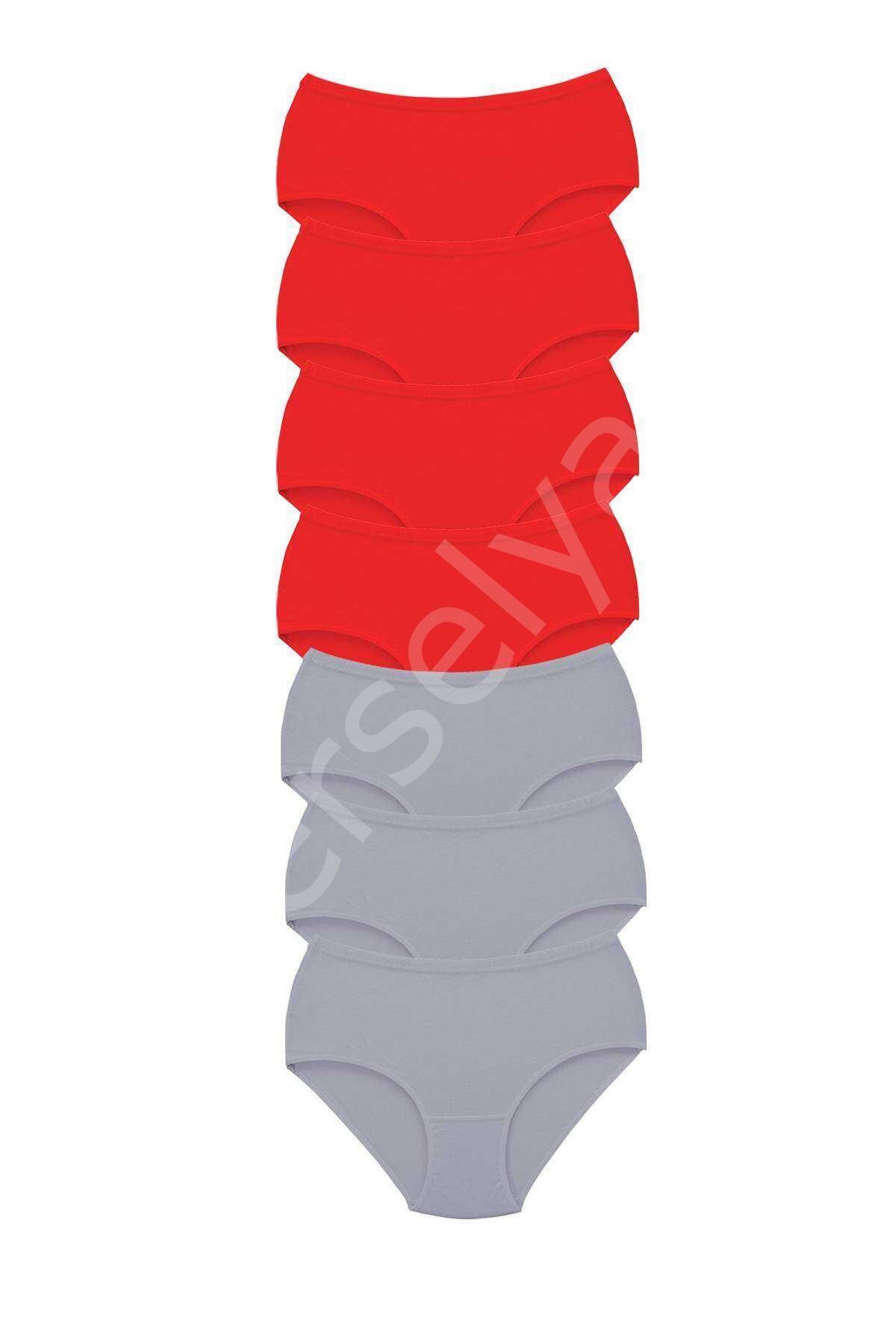 7 Adet Tutku Kadın Yüksek Bel Bato Kalın Lastik Külot S6