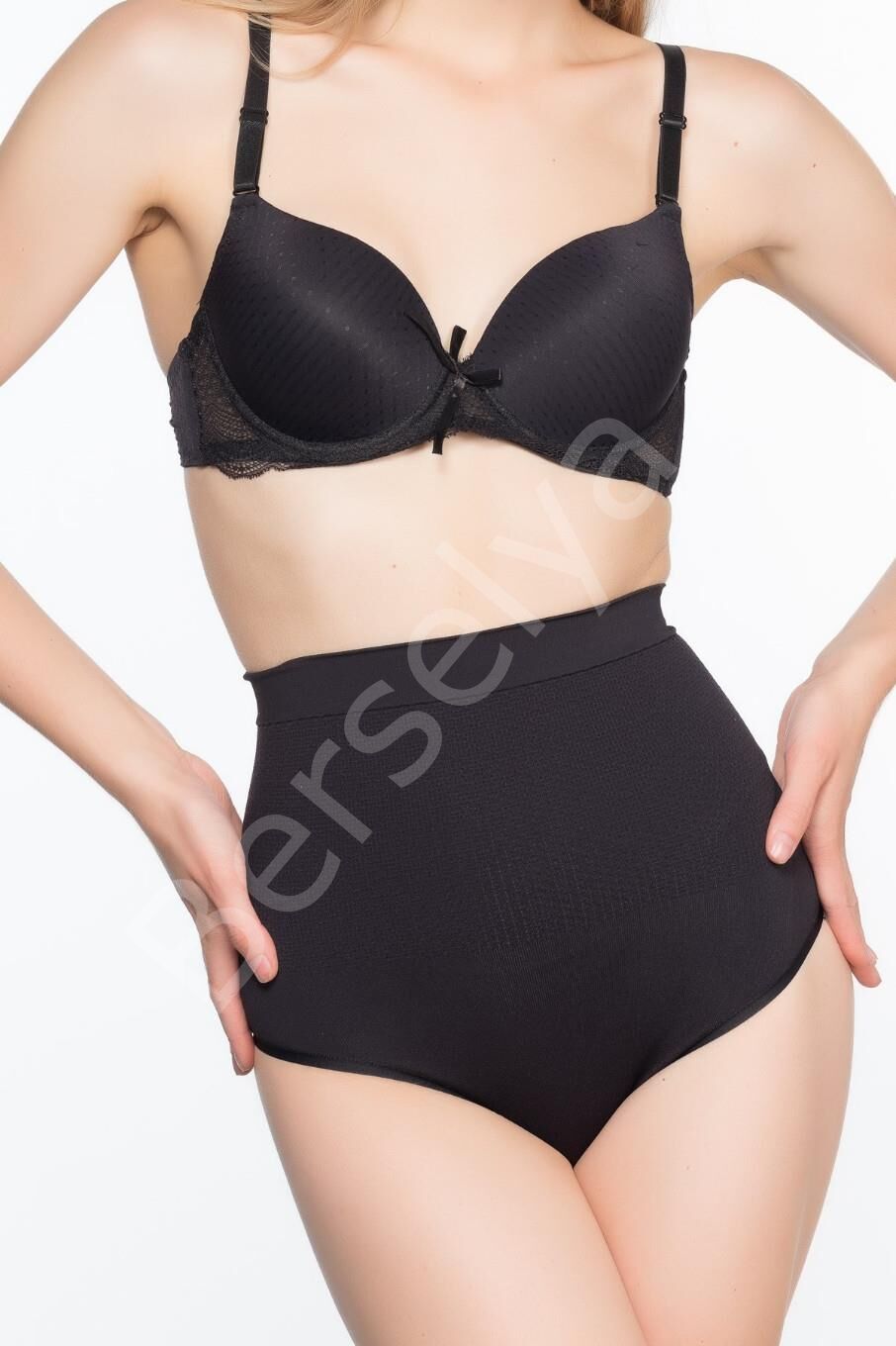 Siyah Mı Emay 2054 Masajlı String Korse