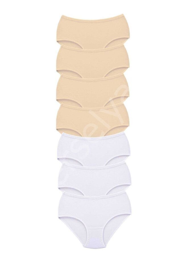 7 Adet Tutku Kadın Yüksek Bel Bato Kalın Lastik Külot S9