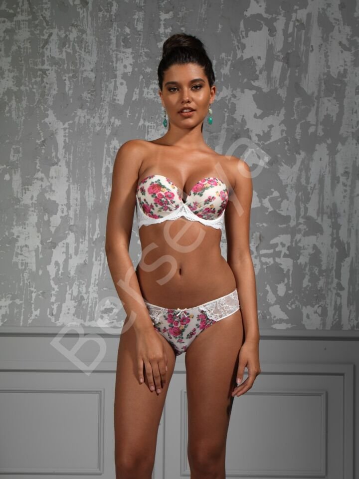 Gardenia Big Size Plunge Bra, Ekru Konforlu Ve Şık Sütyen