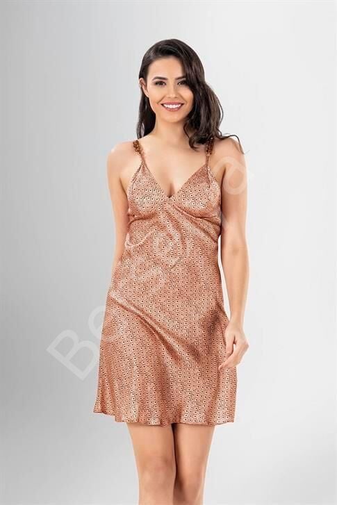 2 Li Kısa Sabahlık Takımı Desenli