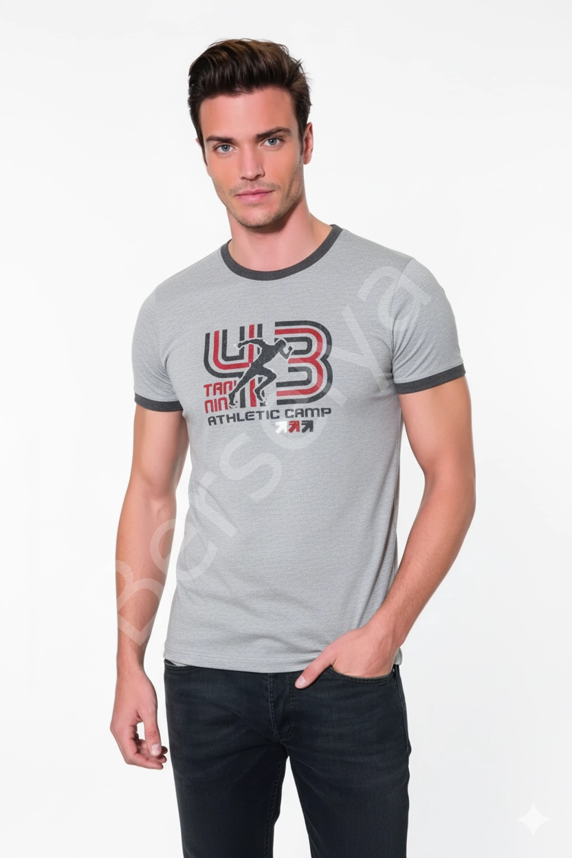 Berrak Erkek  43 Baskılı T-shirt 1038