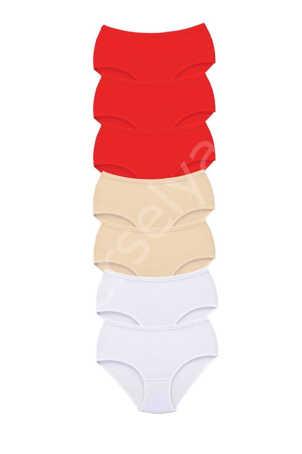 7 Adet Tutku Kadın Yüksek Bel Bato Kalın Lastik Külot S18