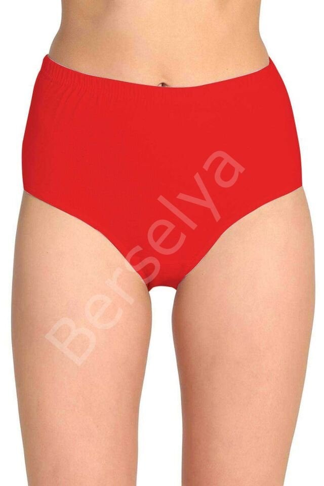 7 Adet Tutku Kadın Yüksek Bel Bato Kalın Lastik Külot S18