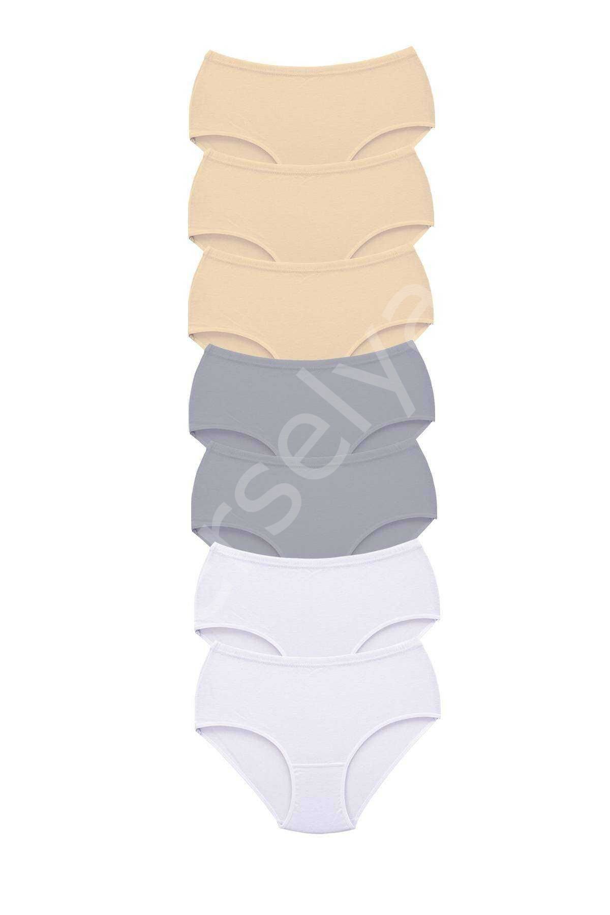 7 Adet Tutku Kadın Yüksek Bel Bato Kalın Lastik Külot S20