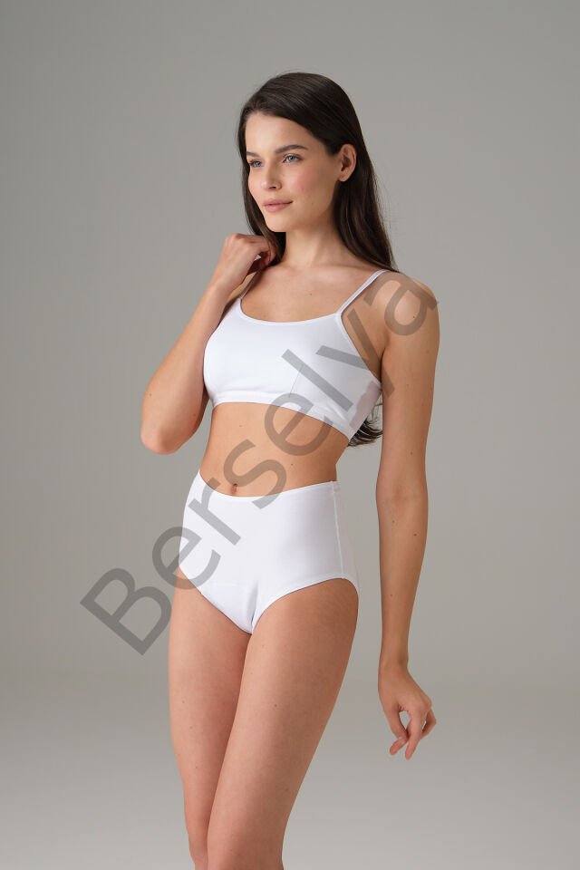 Kadın Beyaz Kadın Slip Külot 7183