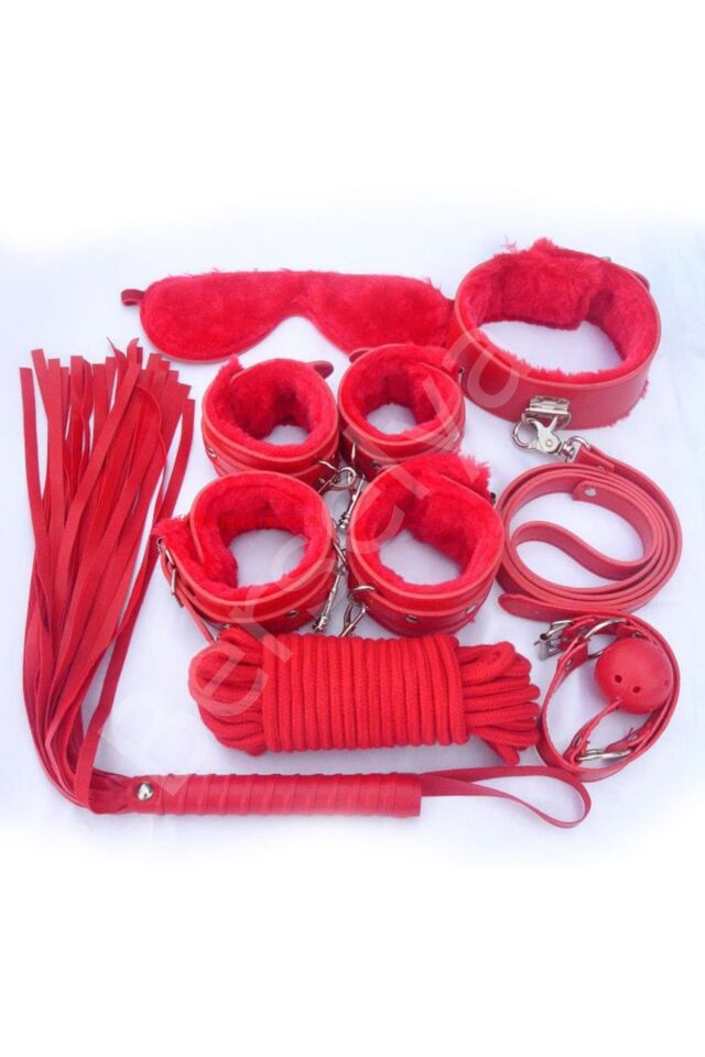 Nightlight Fantazi Kelepçe Kırbaçlı 7 Li Fantazi Fetiş Seti