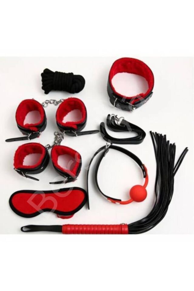Nightlight Fantazi Kelepçe Kırbaçlı 7 Li Fantazi Fetiş Seti